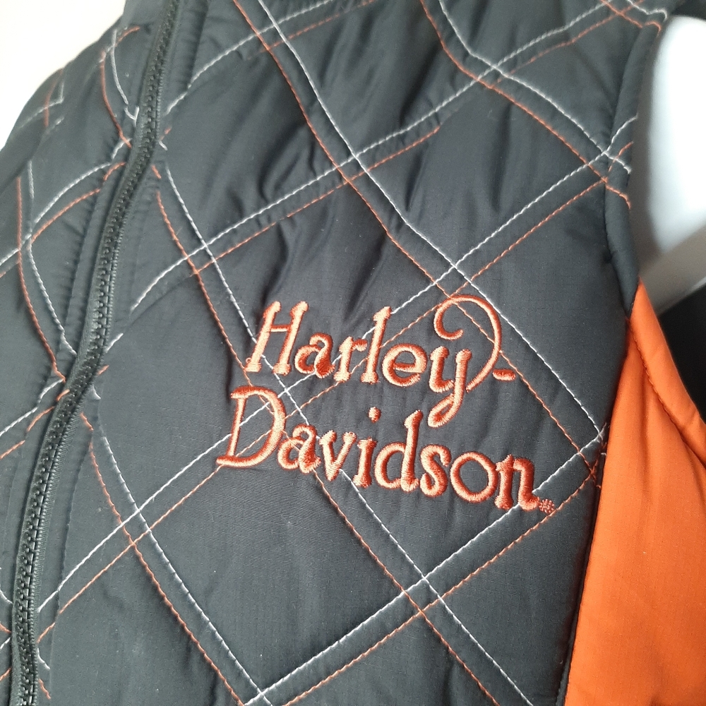 Harley-Davidson Embroidered Quilted Vest